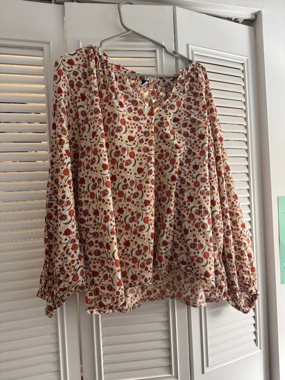 Old Navy Fall Blouse Size XL